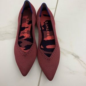 Rothy's The Point Navy/Pink Size 10.5